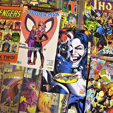 Super Hero Vintage Comic Books