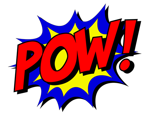 Comic book Pow callout