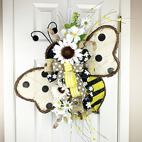 Honey Bee Door Hanger