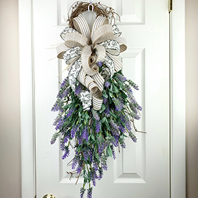 Lavender Swag with Bow