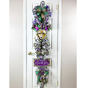 Mardi Gras door runner