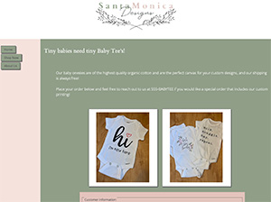 Image of Santa Monica Designs homepage