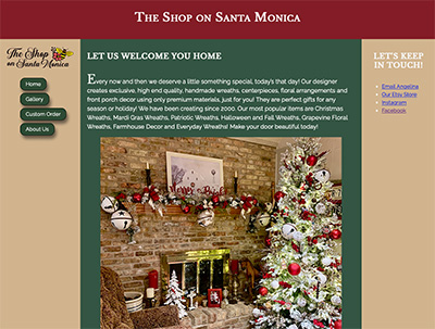 Image of The Shop on Santa Monica homepage